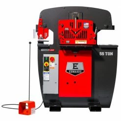 Tools & Equipment Edwards IW55-3P230-AC500 230V 55 Ton 3 Phase Ironworker W/ PowerLink System