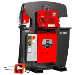 Edwards IW55-3P460-AC500 460V 55 Ton 3 Phase Ironworker W/ PowerLink System Tools & Equipment