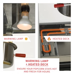 FunTime FT1626PP Palace Popper 16 Oz Commercial Bar Style Popcorn Popper Machine Home Goods