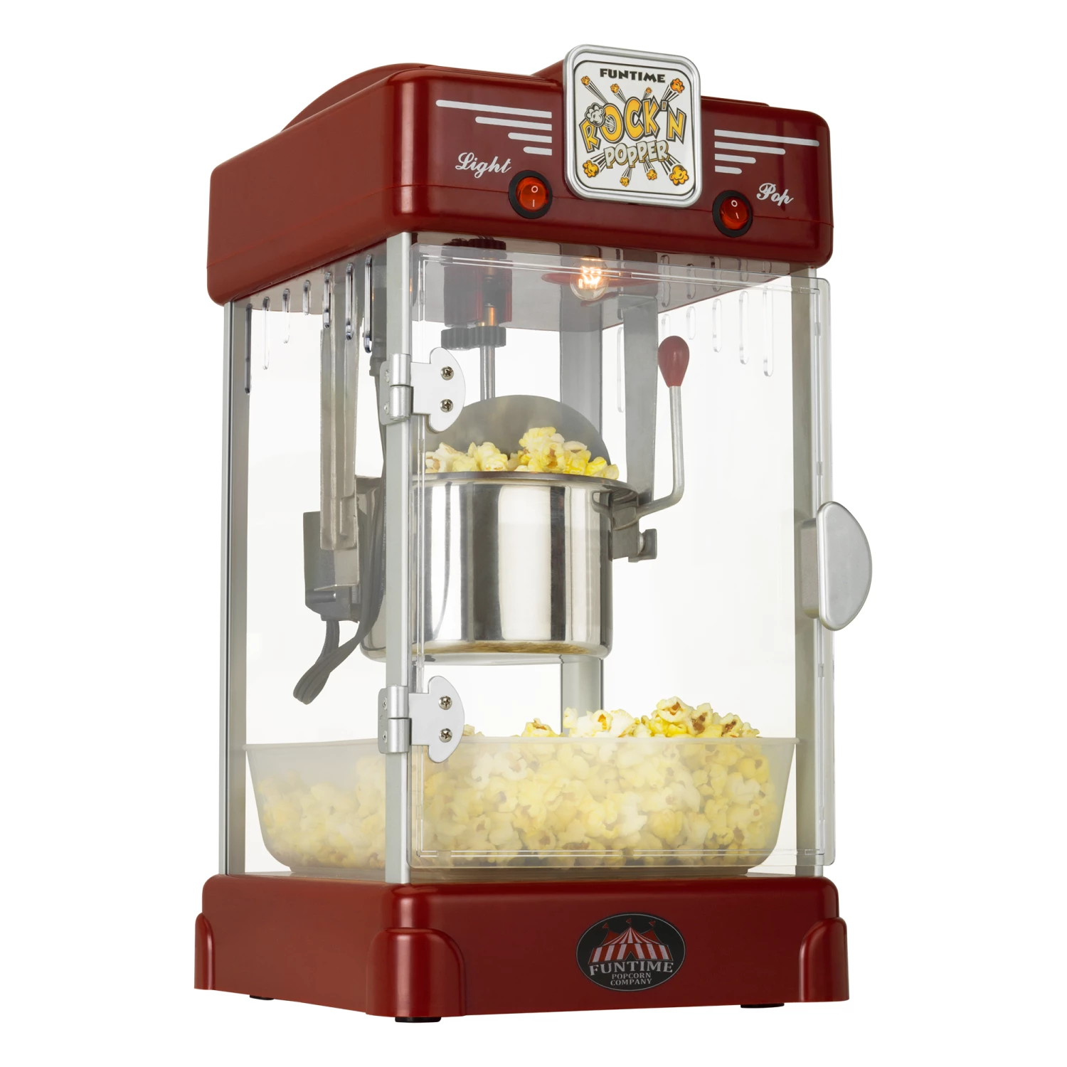 FunTime FT2518 2.5oz Rock'N Popper Popcorn Machine Maker Retro Style 3 FunTime FT2518 2.5oz Rock'N Popper Popcorn Machine Maker Retro Style