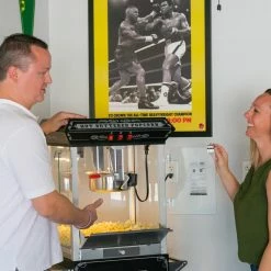 FunTime FT421CB 4oz Black Bar Table Top Popcorn Popper Maker Machine