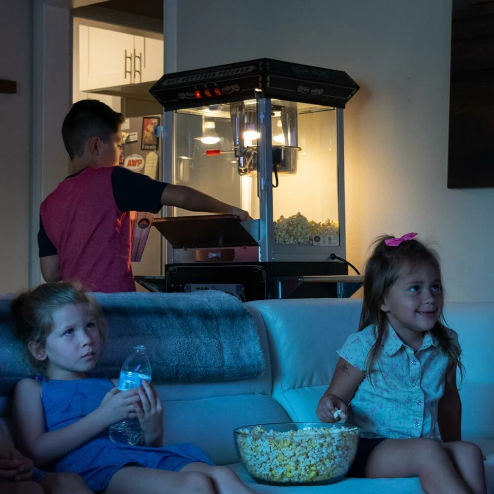 FunTime FT862CBG 8oz Black Popcorn Popper Machine Maker Cart Vintage Style 23 FunTime FT862CBG 8oz Black Popcorn Popper Machine Maker Cart Vintage Style