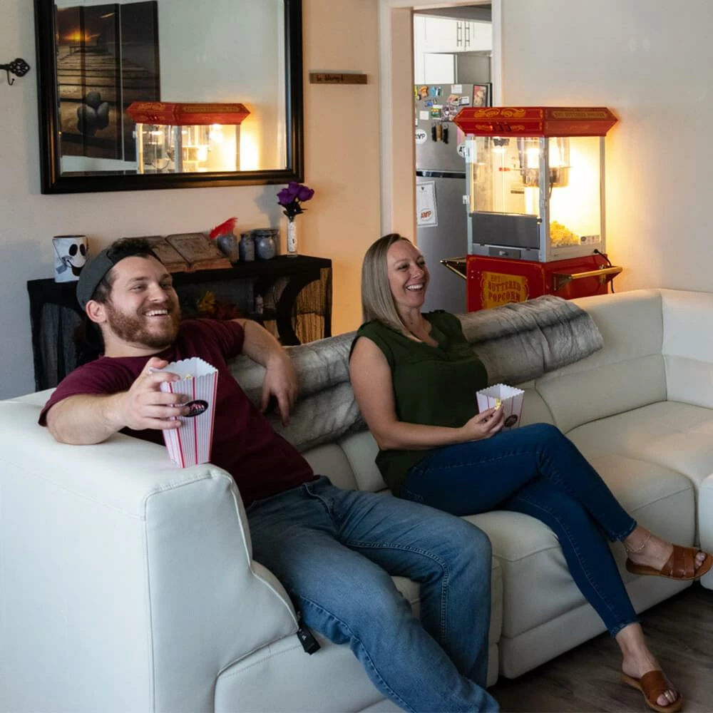 Home Goods FunTime FT862CRS 8oz Red Popcorn Popper Machine Maker Cart Vintage Style 18 Home Goods FunTime FT862CRS 8oz Red Popcorn Popper Machine Maker Cart Vintage Style