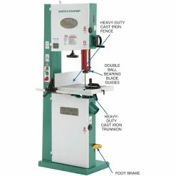 Tools & Equipment Grizzly G0513X2BF 220V 17 In 2 HP Extreme-Series Bandsaw With Cast-Iron Trunnion 17 Tools & Equipment Grizzly G0513X2BF 220V 17 In 2 HP Extreme-Series Bandsaw With Cast-Iron Trunnion