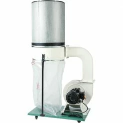 Grizzly G0548ZP 240V 2 HP Canister Dust Collector With Aluminum Impeller