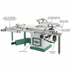 Grizzly G0623X 230V 10 Inch 5 HP Sliding Table Saw 12 Grizzly G0623X 230V 10 Inch 5 HP Sliding Table Saw