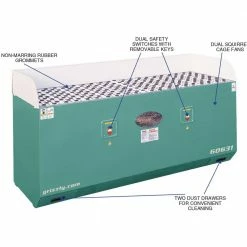 Power Tools Grizzly G0631 110V 28 Inch X 79 Inch Extra Long Downdraft Table