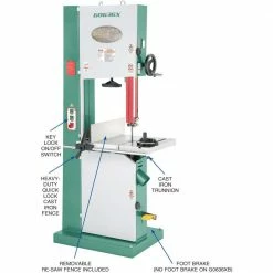 Grizzly G0636X 230V 17 Inch 5 HP Ultimate Bandsaw