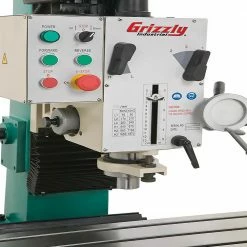 Grizzly G0755 220V 10 Inch X 32 Inch Heavy-Duty Mill/Drill Stand And Power Feed Tools & Equipment 11 Grizzly G0755 220V 10 Inch X 32 Inch Heavy-Duty Mill/Drill Stand And Power Feed Tools & Equipment