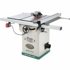 Tools & Equipment Grizzly G0771Z 120V/240V 10 Inch 2 HP 120V Hybrid Table Saw With T-Shaped Fence