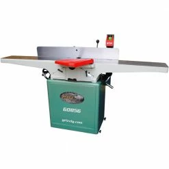 Grizzly G0856 230V 8 Inch X 72 Inch Jointer With Spiral Cutterhead & Mobile Base