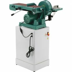 Grizzly G1014ZX 110V/220V 6 Inch X 48 Inch Belt Combo Sander Cabinet Stand Tools & Equipment
