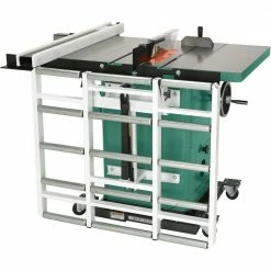 Grizzly G1317 37 Inch Double Level Table Saw Outfeed Roller System Power Tools