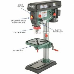 Grizzly G7943 120V 14 Inch 12 Speed Heavy-Duty Benchtop Drill Press 15 Grizzly G7943 120V 14 Inch 12 Speed Heavy-Duty Benchtop Drill Press