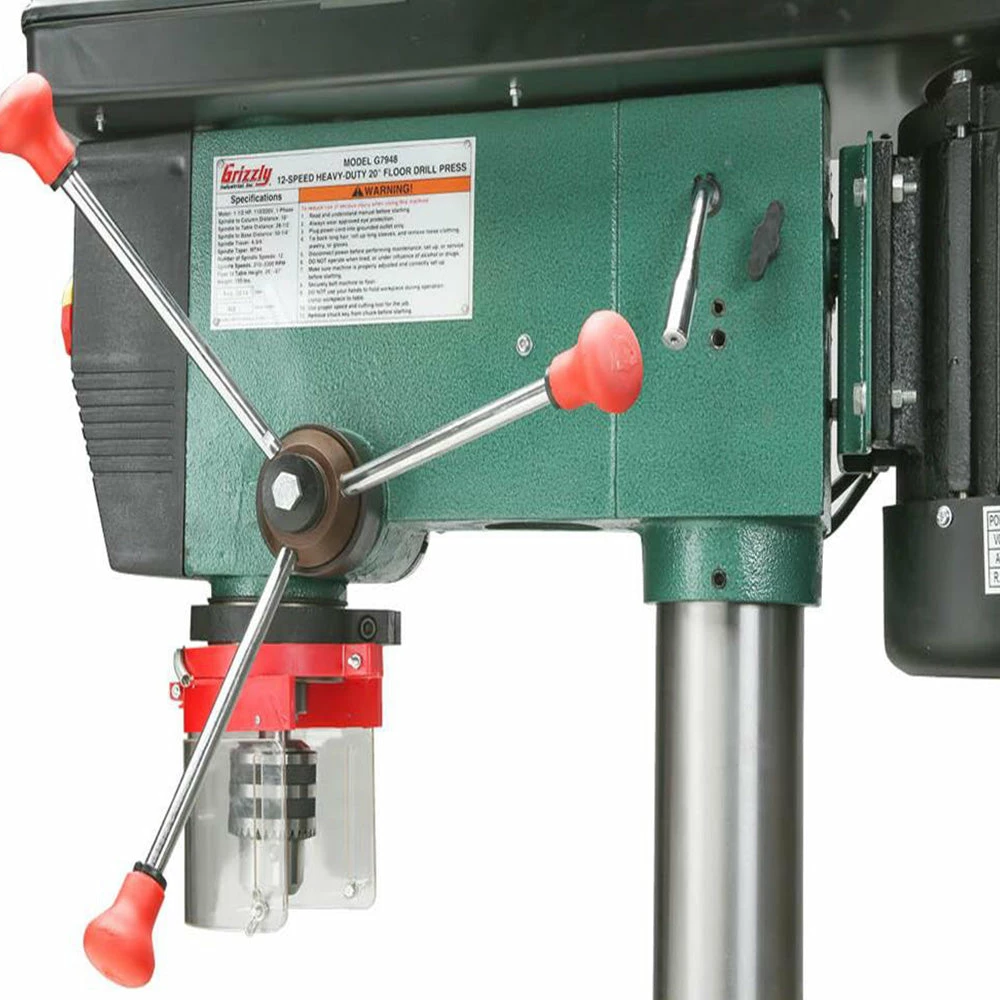 Tools & Equipment Grizzly G7948 120V/240V 20 Inch 12 Speed Floor Drill Press 7 Tools & Equipment Grizzly G7948 120V/240V 20 Inch 12 Speed Floor Drill Press