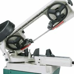 Grizzly G9742 110V 5 Inch X 6 1/2 Inch HP Metal-Cutting Bandsaw With Swivel Head