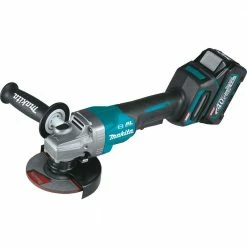 Makita GAG03M1 40V MAX XGT 4-1/2” / 5" Brushless Paddle Switch Angle Grinder Kit Tools & Equipment