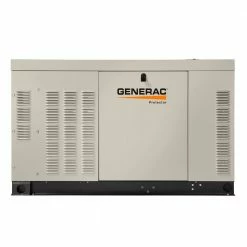 Dual Fuel Generators Generac RG04524ANAX 45000-Watt Aluminum Natural Gas/LP Standby Generator