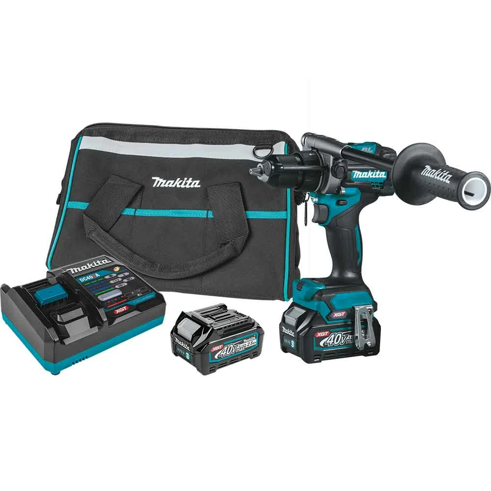 Makita GPH01D 40V MAX XGT 1/2" Brushless Cordless Hammer Driver Drill Kit 3 Makita GPH01D 40V MAX XGT 1/2" Brushless Cordless Hammer Driver Drill Kit