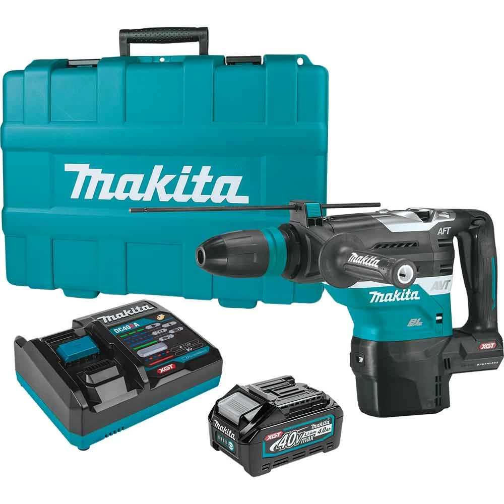 Tools & Equipment Makita GRH05M1 40V MAX XGT 1-9/16" Brushless Cordless AVT Rotary Hammer Kit 3 Tools & Equipment Makita GRH05M1 40V MAX XGT 1-9/16" Brushless Cordless AVT Rotary Hammer Kit
