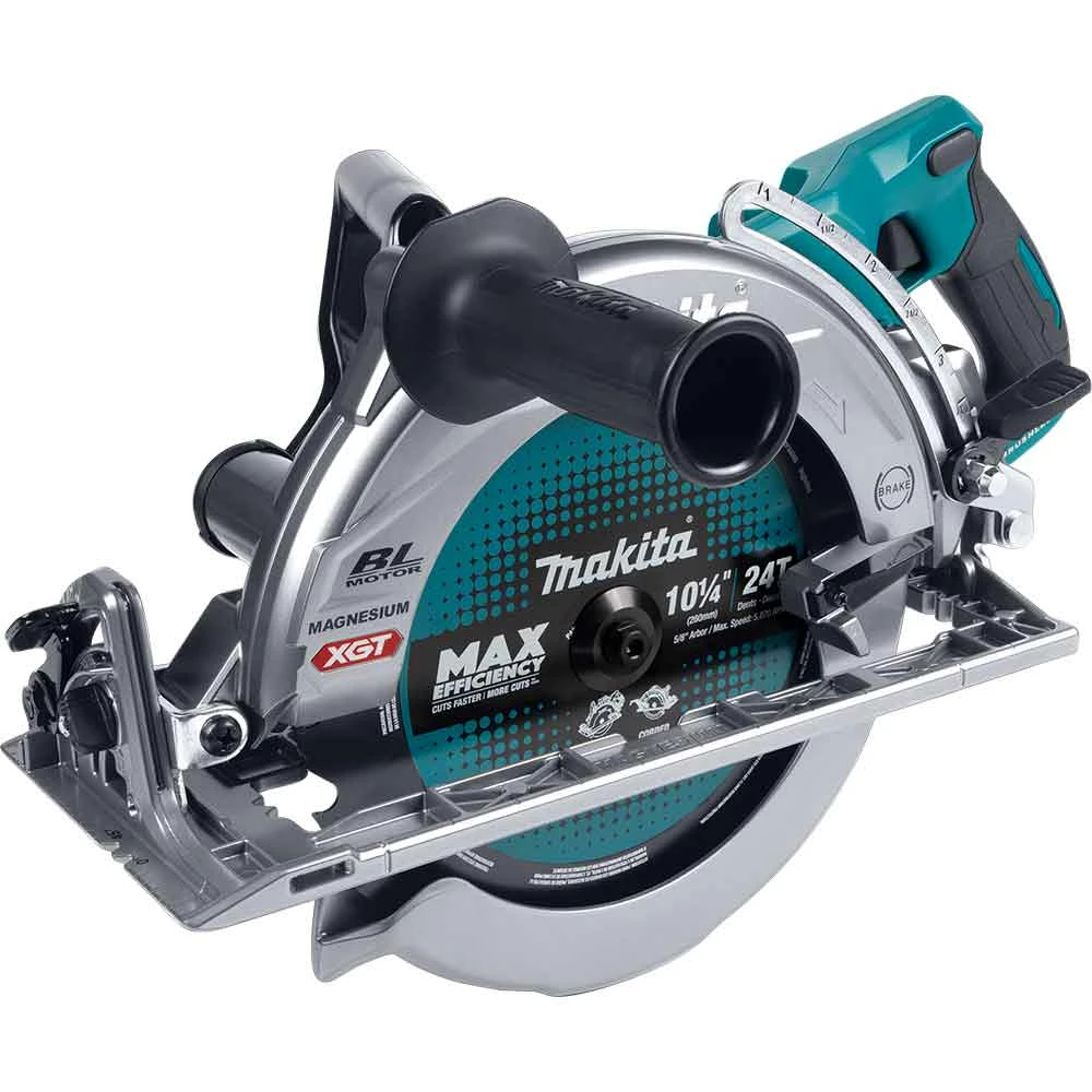 Makita GSR02Z 40V MAX XGT 10-1/4" Brushless Rear Handle Circular Saw - Bare Tool Tools & Equipment 3 Makita GSR02Z 40V MAX XGT 10-1/4" Brushless Rear Handle Circular Saw - Bare Tool Tools & Equipment