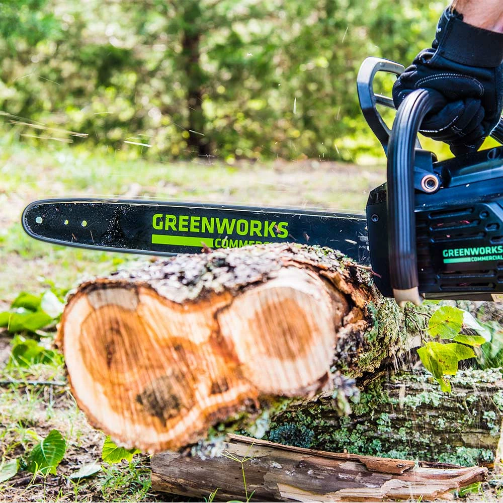 GreenWorks Commercial GS180 82V 18’’ Cordless Brushless Chainsaw - Bare Tool Lawn & Outdoor Power 8 GreenWorks Commercial GS180 82V 18’’ Cordless Brushless Chainsaw - Bare Tool Lawn & Outdoor Power