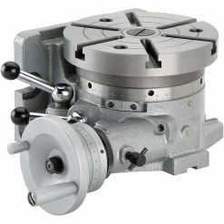 Grizzly H7506 Horizontal/Vertical Rotary Indexing Table With Chuck Tools & Equipment