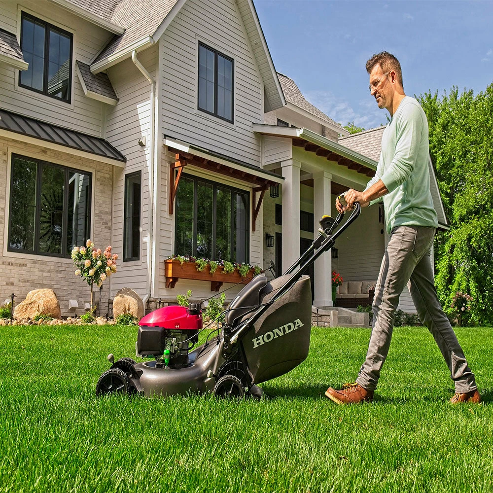 Lawn & Outdoor Power Honda HRN216VYA 21" 3-in-1 Self Propelled Twin Blade Gas Lawn Mower W/Blade-Stop 5 Lawn & Outdoor Power Honda HRN216VYA 21" 3-in-1 Self Propelled Twin Blade Gas Lawn Mower W/Blade-Stop