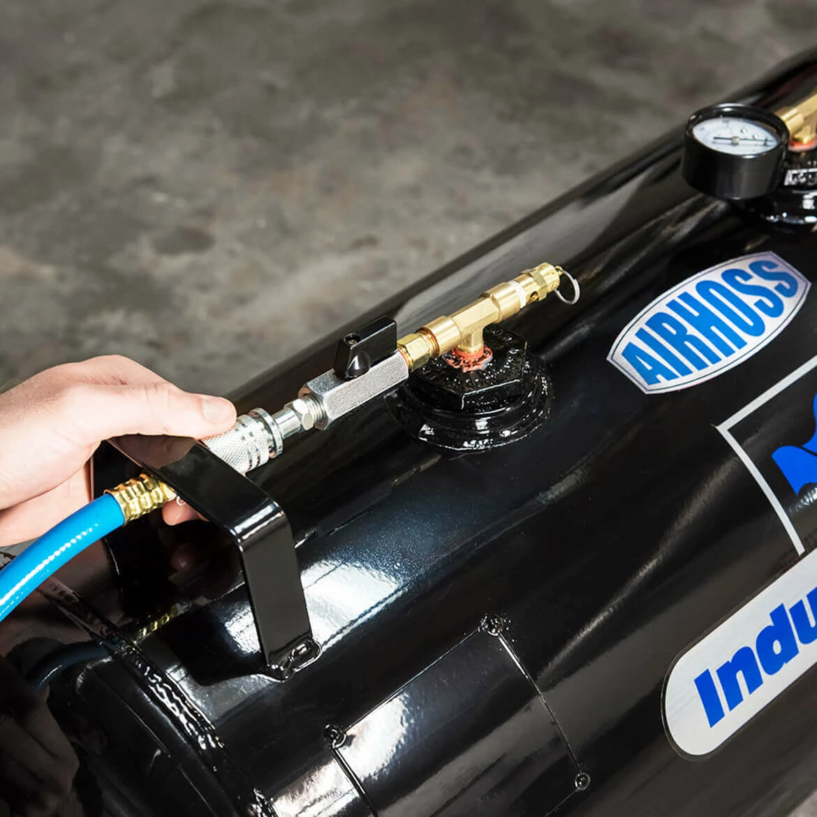 Industrial Air IT20ASME 20 Gallon 175-PSI Vertical/Horizontal Air Receiver Tank Tools & Equipment 6 Industrial Air IT20ASME 20 Gallon 175-PSI Vertical/Horizontal Air Receiver Tank Tools & Equipment