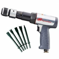 Ingersoll-Rand 119MAXK Long Barrel Durable Pneumatic Hammer Kit W/ Chisel Set