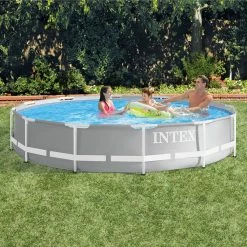 Intex 26711EH 12 Feet X 30 Inch Prism Metal Frame Pool Pools