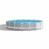 Intex 26731EH 18' X 48" Prism Frame Premium Above Ground Pool Set W/ Pump