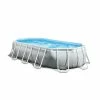 Intex 26795EH 16'6" X 9' X 48" Above Ground Prism Frame Oval Pool Set W/ Pump