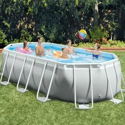 Intex 26795EH 16'6" X 9' X 48" Above Ground Prism Frame Oval Pool Set W/ Pump