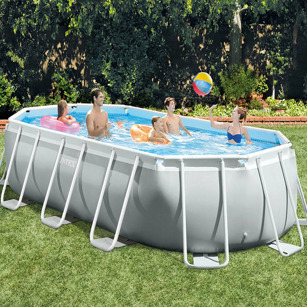 Intex 26795EH 16'6" X 9' X 48" Above Ground Prism Frame Oval Pool Set W/ Pump 4 Intex 26795EH 16'6" X 9' X 48" Above Ground Prism Frame Oval Pool Set W/ Pump