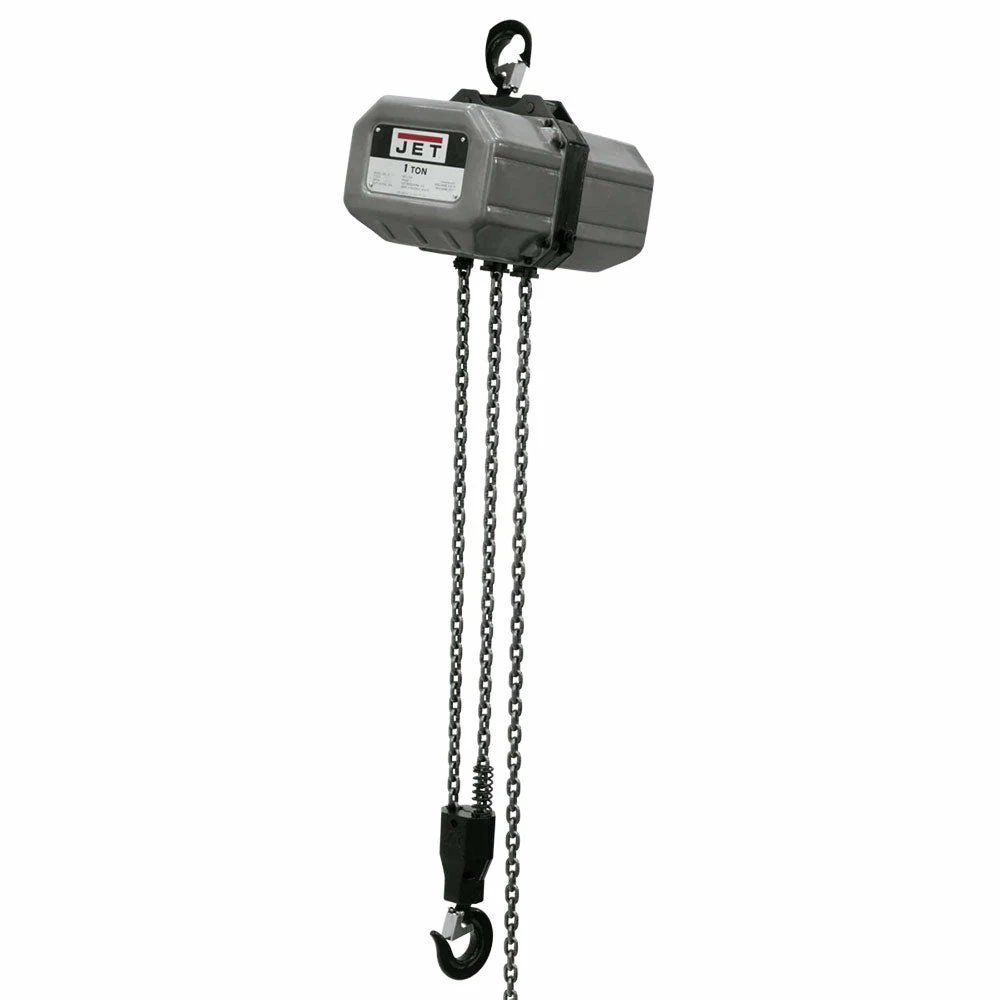 Tools & Equipment JET 1SS-1C-15 115V/230V 1 Ton 1 Phase Electric Chain Hoist W/ 15' Lift 3 Tools & Equipment JET 1SS-1C-15 115V/230V 1 Ton 1 Phase Electric Chain Hoist W/ 15' Lift