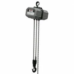 JET 1SS-1C-20 115V/230V 1 Ton 1 Phase Electric Chain Hoist W/ 20' Lift