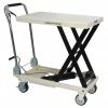 Tools & Equipment JET SLT-660F Scissor Lift Table Folding Handle 660-lb. Capacity
