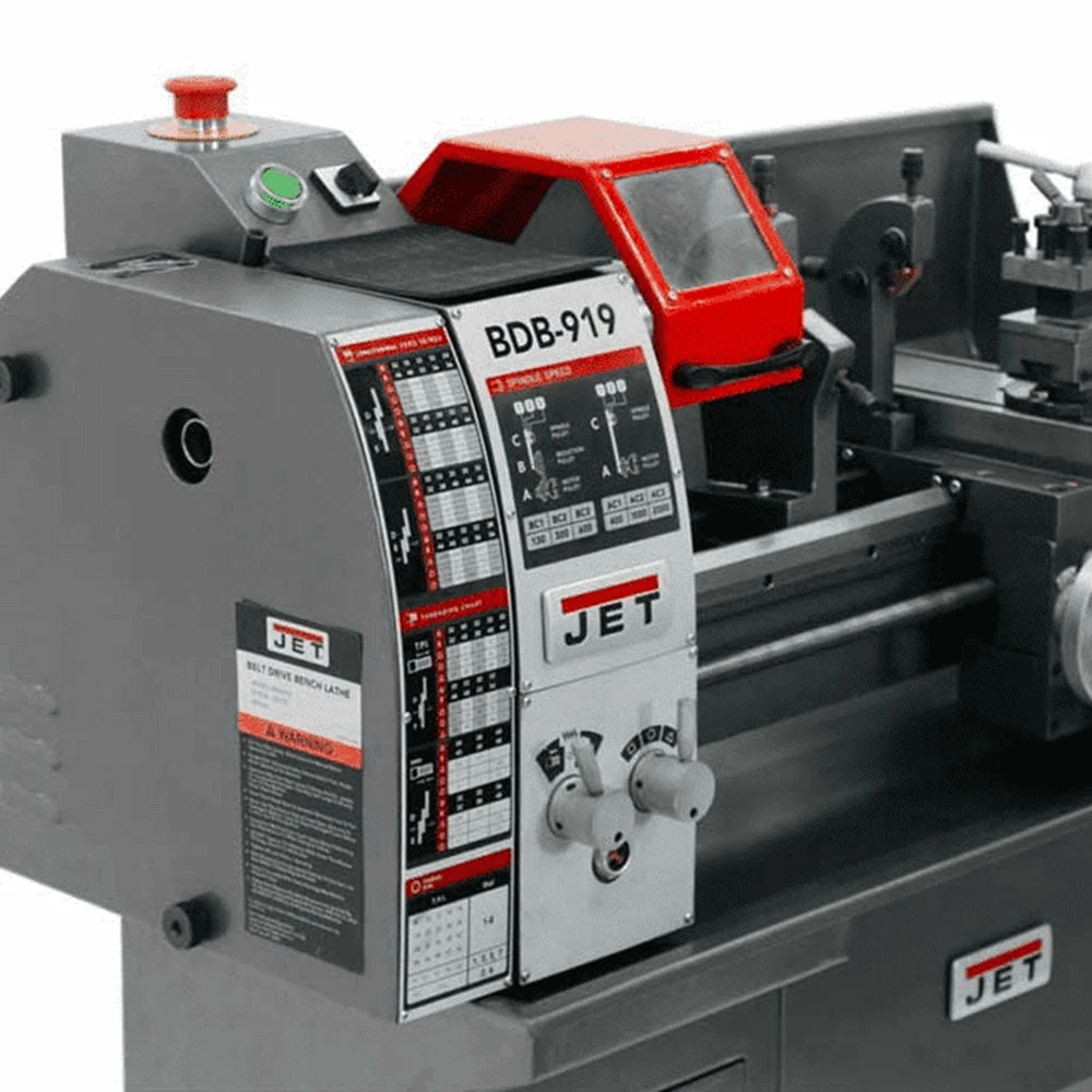 JET 321370K BDB-919 115V 3/4 HP Belt Drive Bench Lathe W/ Stand 4 JET 321370K BDB-919 115V 3/4 HP Belt Drive Bench Lathe W/ Stand