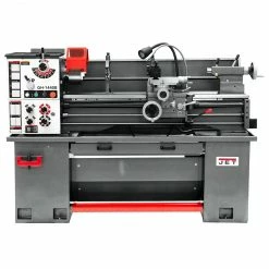 Jet 331440 14-Inch X 37-Inch 1-Phase Geared Head Bench Lathe W/ Stand Tools & Equipment