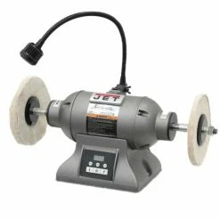 JET 578218 8" Heavy-Duty Full Casted Variable Speed Industrial Bench Buffer Tools & Equipment
