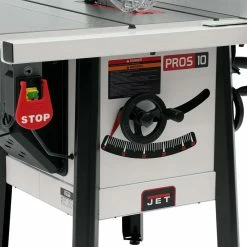 Tools & Equipment Jet 725000K 115-Volt 10-Inch Cast Wing Riving ProShop Table Saw W/ 30-Inch Rip