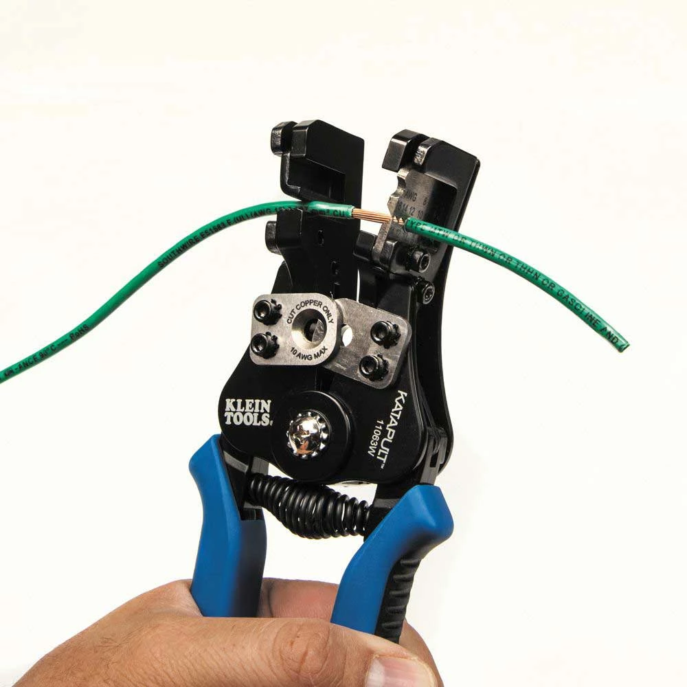 Klein 11063W Katapult Wire Stripper / Cutter For Solid Stranded Wire 5 Klein 11063W Katapult Wire Stripper / Cutter For Solid Stranded Wire