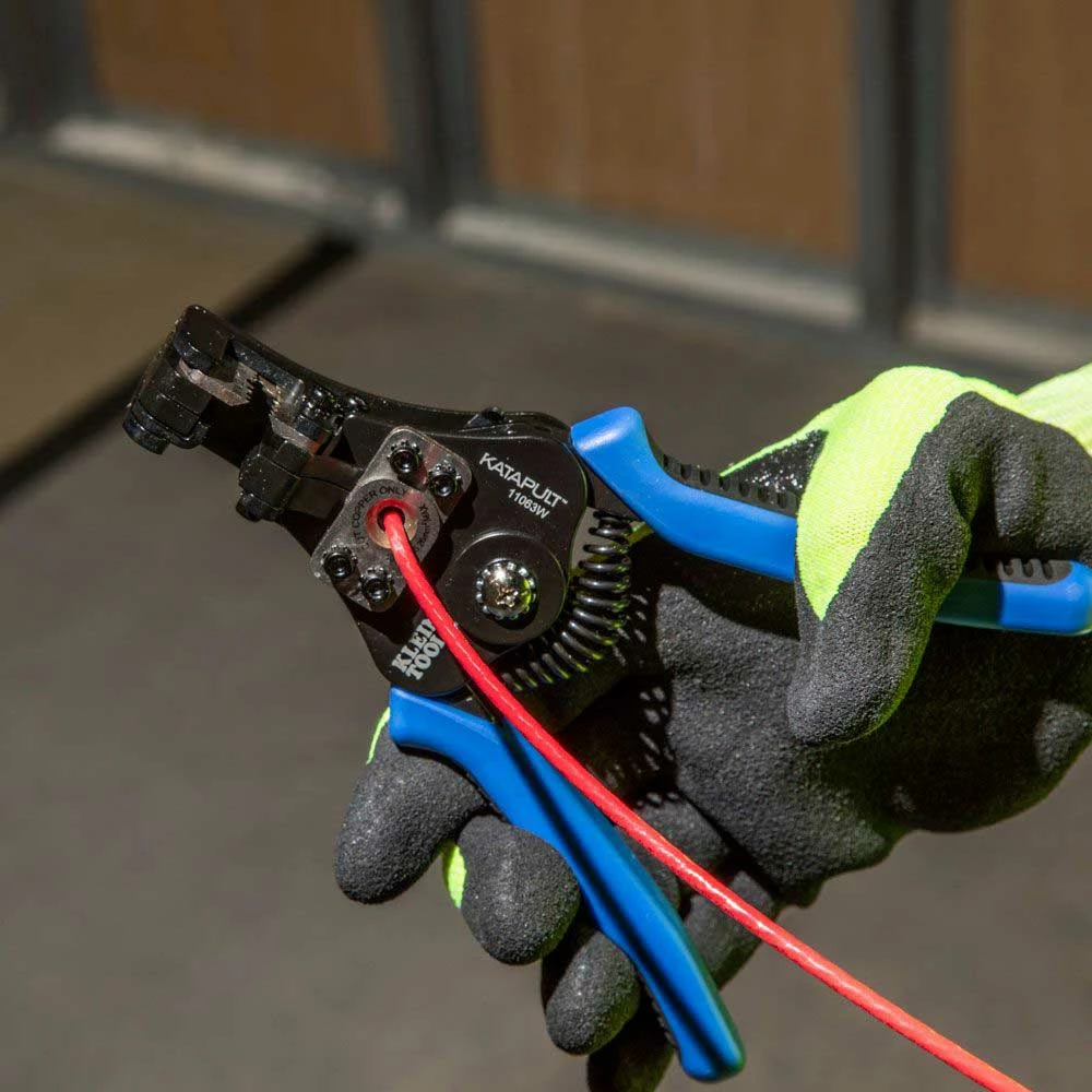 Klein 11063W Katapult Wire Stripper / Cutter For Solid Stranded Wire 9 Klein 11063W Katapult Wire Stripper / Cutter For Solid Stranded Wire