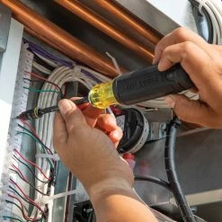 Klein 32304 14-in-1 HVAC Adjustable-Length Impact Screwdriver W/ Flip Socket Tools & Equipment