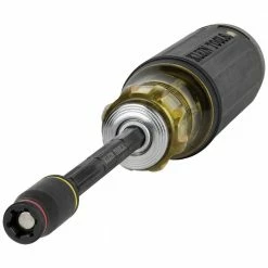 Klein 32304 14-in-1 HVAC Adjustable-Length Impact Screwdriver W/ Flip Socket Tools & Equipment