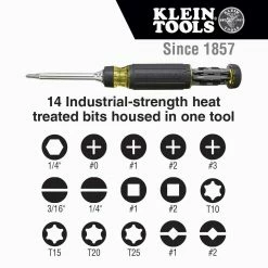 Klein 32305 15-in-1 Lightweight Multi-Bit Ratcheting Screwdriver Tools & Equipment