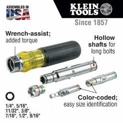 Klein 32807MAG 7-in-1 Nut Driver 12 Klein 32807MAG 7-in-1 Nut Driver