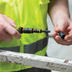 Klein 32900 7-in-1 Impact Flip Magnetic Socket W/ Handle And Color Coded Sockets Tools & Equipment