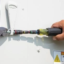 Klein 32900 7-in-1 Impact Flip Magnetic Socket W/ Handle And Color Coded Sockets Tools & Equipment